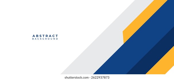 Abstract blue vector design features a 3D corner with a new business concept