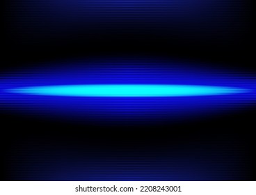 Abstract blue vector digital technology background with lines and glowing light effect on dark backdrop for Hitech background