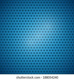 Abstract Blue Vector Dotted Steel - Plastic Background Illustration