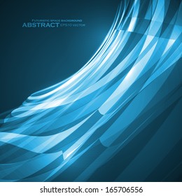 Abstract blue vector illustration, technology background eps10