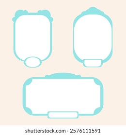 Abstract blue vector round banner design with action buttons on isolated background - Powered by Shutterstock - Get 15% off with code: PIKWIZARD15