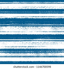 Abstract blue vector seamless pattern with lines and scratches