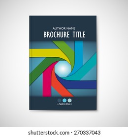 Abstract Blue
 Vector Template Layout For Brochure, Flyer, Booklet, Cover.