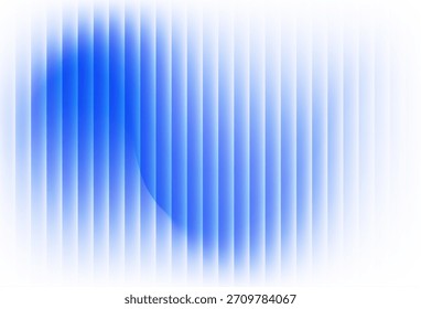 Patrón de franja de luz de Vertical azul Abstractas con efecto de degradado, creando un fondo o textura moderna y dinámica aislado en