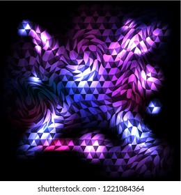 Abstract blue violet background