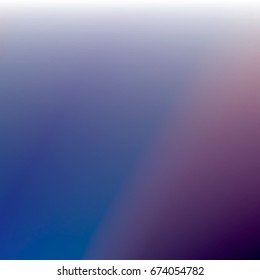 Abstract blue and violet blurred gradient background. Vector illustration. Concept for your graphic design, banner or poster