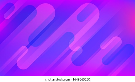 Olas abstractas azules y violetas en la luz. Concepto Tecnológico Futuro. Estilo Minimalista. Electricidad de fondo abstracta. Círculo degradado geométrico.