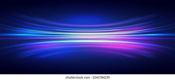 Abstract Blue And Violett Motion Speedlines 