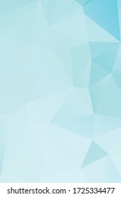 Abstract blue vivid triangle geometrical background, vector Illustration
