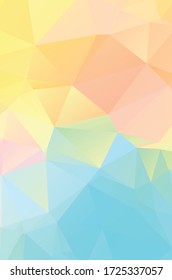 Abstract blue vivid triangle geometrical background, vector Illustration