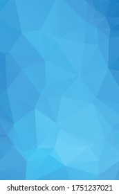 Abstract blue vivid triangle geometrical background, vector Illustration