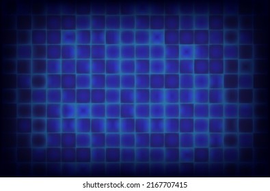Fondo de pared azul abstracto. Plano de polígono en pantalla. Bloque de hielo geométrico