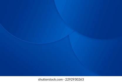 Abstrakter blauer Hintergrund. Dynamische Formen-Zusammensetzung. Vektorgrafik.