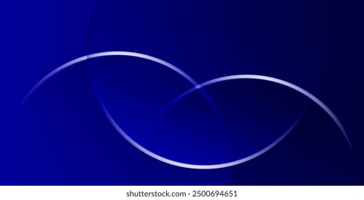 Abstract blue wallpaper background. Dynamic shapes composition. Vector illustration