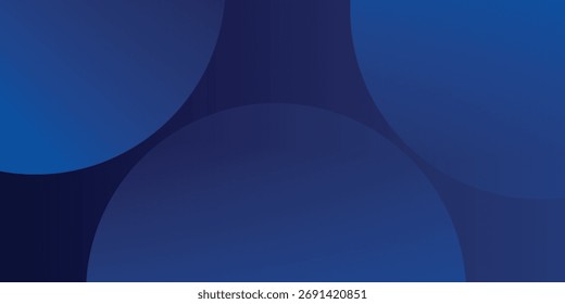 Abstrakter blauer Hintergrund. Dynamische Formenzusammensetzung. Vektorgrafik
