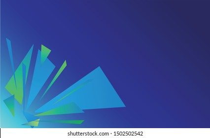 Abstract blue wallpaper that is suitable for use as a background for images, videos or anything else. Geometric appearance of objects makes it look more elegant