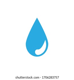 abstracto de la plantilla vectorial de caída de agua azul