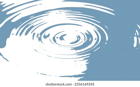 Abstract blue water ripples on white background, perfect for design projects, backgrounds, or textures. Ideal for abstract and nature-themed artworks