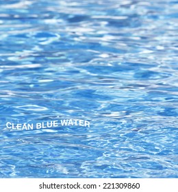 Abstract Blue Water Sea Vector Background