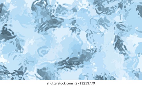 Superficie de agua azul Abstractas con luz fluida y reflejos para la textura de fondo, agua plástica abstracta, stock Libre de regalías.