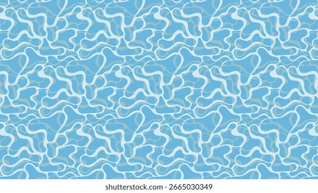 abstract blue water texture background featuring fluid organic patterns ideal for summer themes, ocean designs, swimming pool concepts, and refreshing creative projects