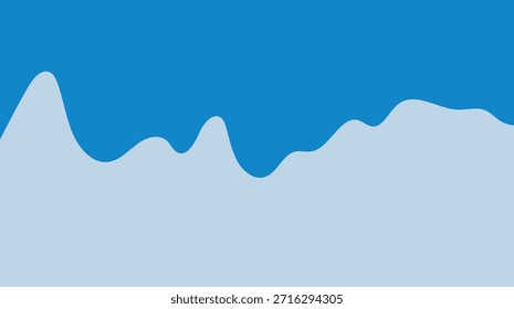Abstract blue water wave background design with vector ocean sea curves and nature patterns for a summer wallpaper backdrop