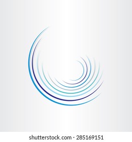 diseño abstracto de fondo de olas de agua azul