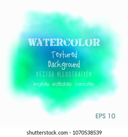 Abstract blue watercolor background