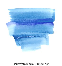 Abstract blue watercolor background