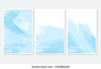 Abstract blue watercolor background isolated.Design for invitation card,background,template,save the date,postcard,banner,business card.vector illustration texture design