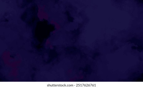 Abstract Blue Watercolor Background Painting. Dark blue grunge texture. Watercolor on deep dark blue paper background.	