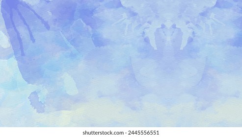 Abstract blue watercolor background vector design in eps 10