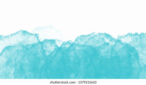 Abstract blue watercolor background for your design, watercolor background concept, vector.
