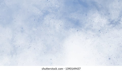 Abstract blue watercolor background for your design, watercolor background concept, vector.
