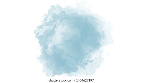 Abstract blue watercolor background for your design, watercolor background concept, vector.
