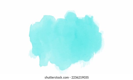 Abstract blue watercolor background for your design, watercolor background concept, vector.