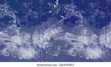 Abstract blue watercolor background for your design, watercolor background concept, vector.