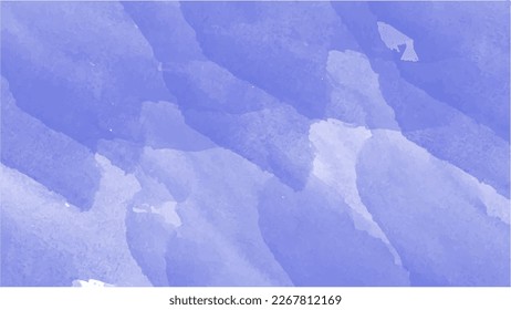 Abstract blue watercolor background for your design, watercolor background concept, vector.