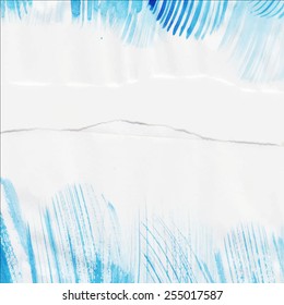 Abstract blue watercolor background for your business. Vector illustration.