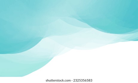 Abstract blue watercolor background.Hand painted watercolor. vector