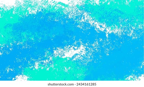 Abstract blue watercolor background.Hand painted watercolor. vector
