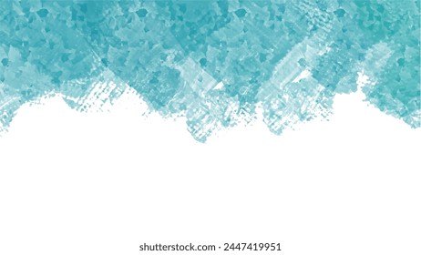 Abstract blue watercolor background.Hand painted watercolor. vector