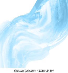 Abstract blue watercolor elegant background
