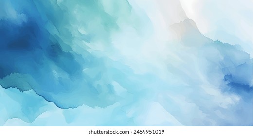 abstract blue watercolor gradient paint grunge texture