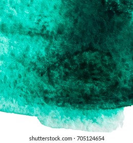 Abstract blue watercolor on a light background.The color splashing in the paper. Hand drawn Vector illustration