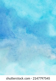 Abstract blue watercolor paint Background. Design banner element. Vector illustration