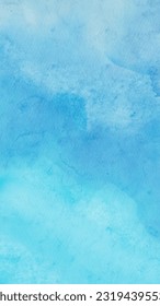 Abstract blue watercolor paint Background. Design banner element. Vector illustration