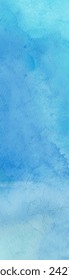 Abstract blue watercolor paint Background. Design banner element. Vector illustration