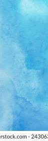 Abstract blue watercolor paint Background. Design banner element. Vector illustration