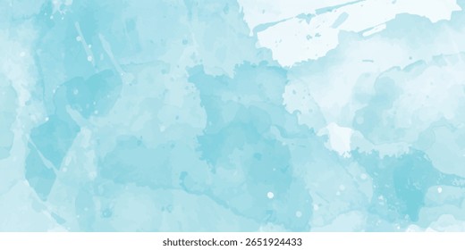 Plano de fundo abstrato abstrato de cor de água azul com gradiente de tinta úmida multicor brilhante | Textura de tela colorida desenhada à mão para papel de parede artístico moderno